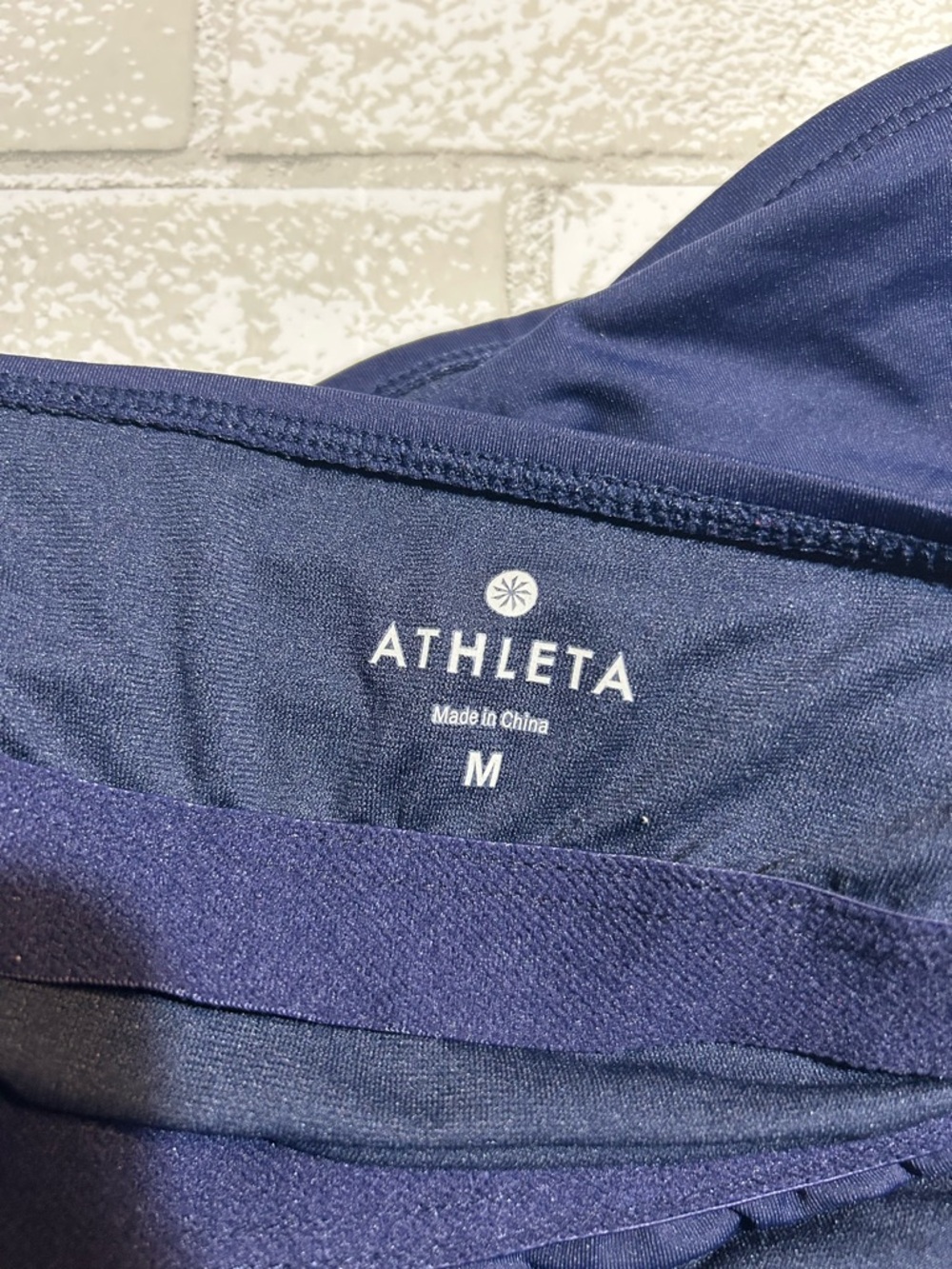 Athleta Navy Halter Tankini - Picture 4 of 5